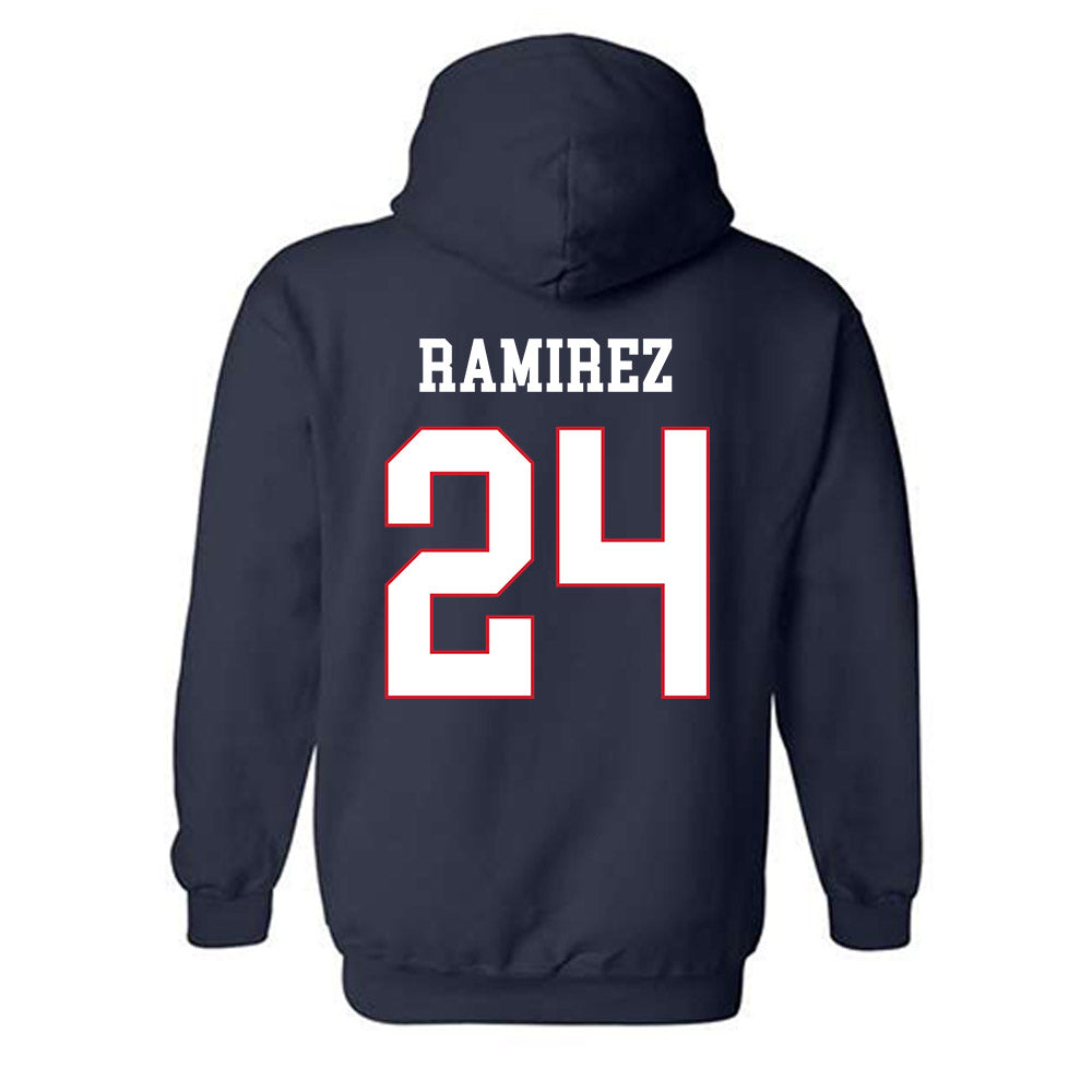 Fresno State - NCAA Softball : Alyssa Ramirez - Generic Shersey Hooded Sweatshirt-1