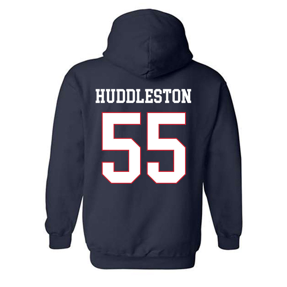 Fresno State - NCAA Football : Brendan Huddleston - Generic Shersey Hooded Sweatshirt-1