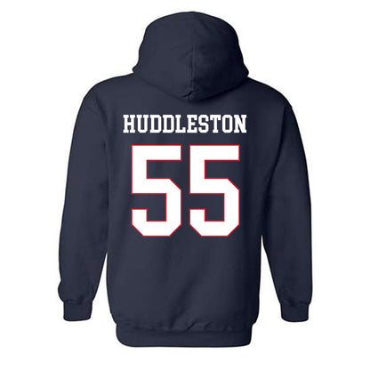 Fresno State - NCAA Football : Brendan Huddleston - Generic Shersey Hooded Sweatshirt-1