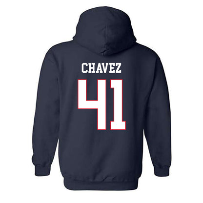 Fresno State - NCAA Football : Andrew Chavez - Generic Shersey Hooded Sweatshirt-1