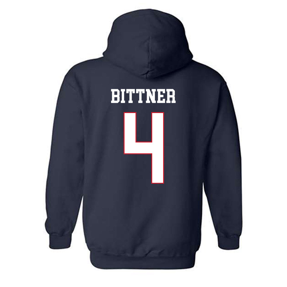 Fresno State - NCAA Baseball : Kyler Bittner - Generic Shersey Hooded Sweatshirt-1