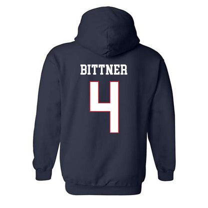 Fresno State - NCAA Baseball : Kyler Bittner - Generic Shersey Hooded Sweatshirt-1