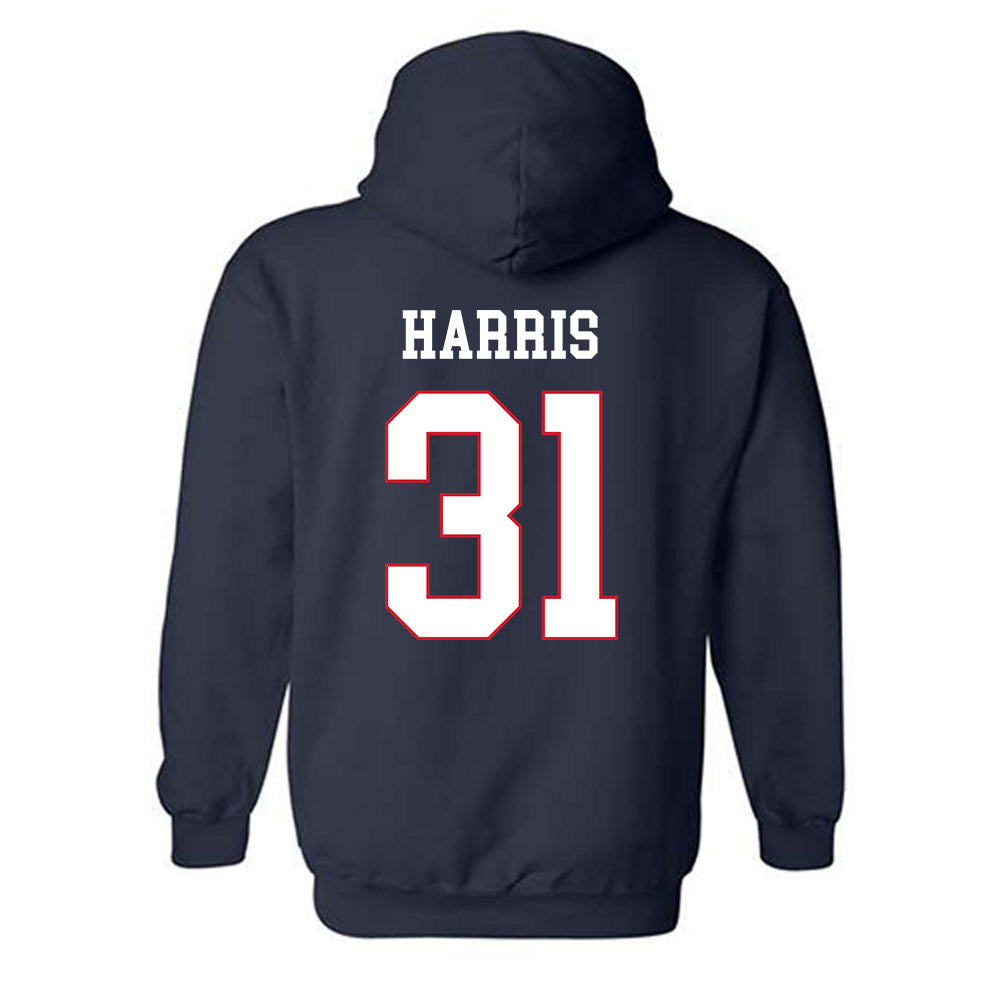 Fresno State - NCAA Football : Kiontre Harris - Generic Shersey Hooded Sweatshirt-1
