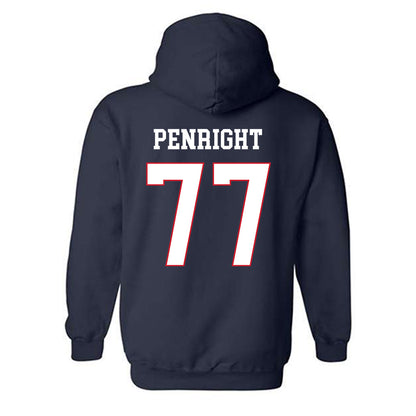Fresno State - NCAA Football : Toreon Penright - Generic Shersey Hooded Sweatshirt-1