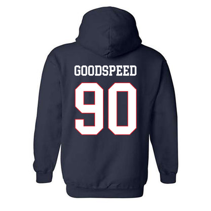 Fresno State - NCAA Football : Logan Goodspeed - Generic Shersey Hooded Sweatshirt-1