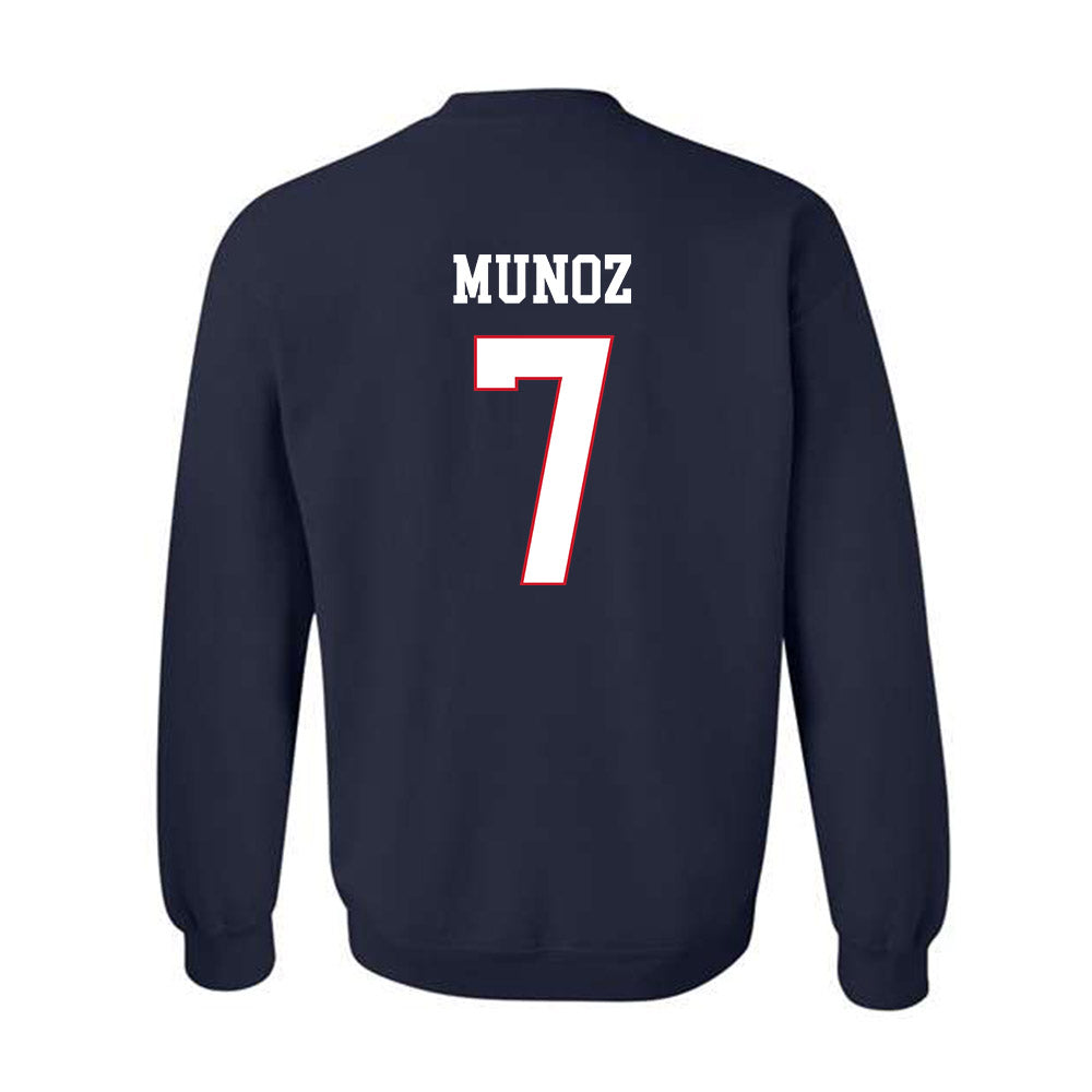 Fresno State - NCAA Baseball : Ayden Munoz - Generic Shersey Crewneck Sweatshirt-1