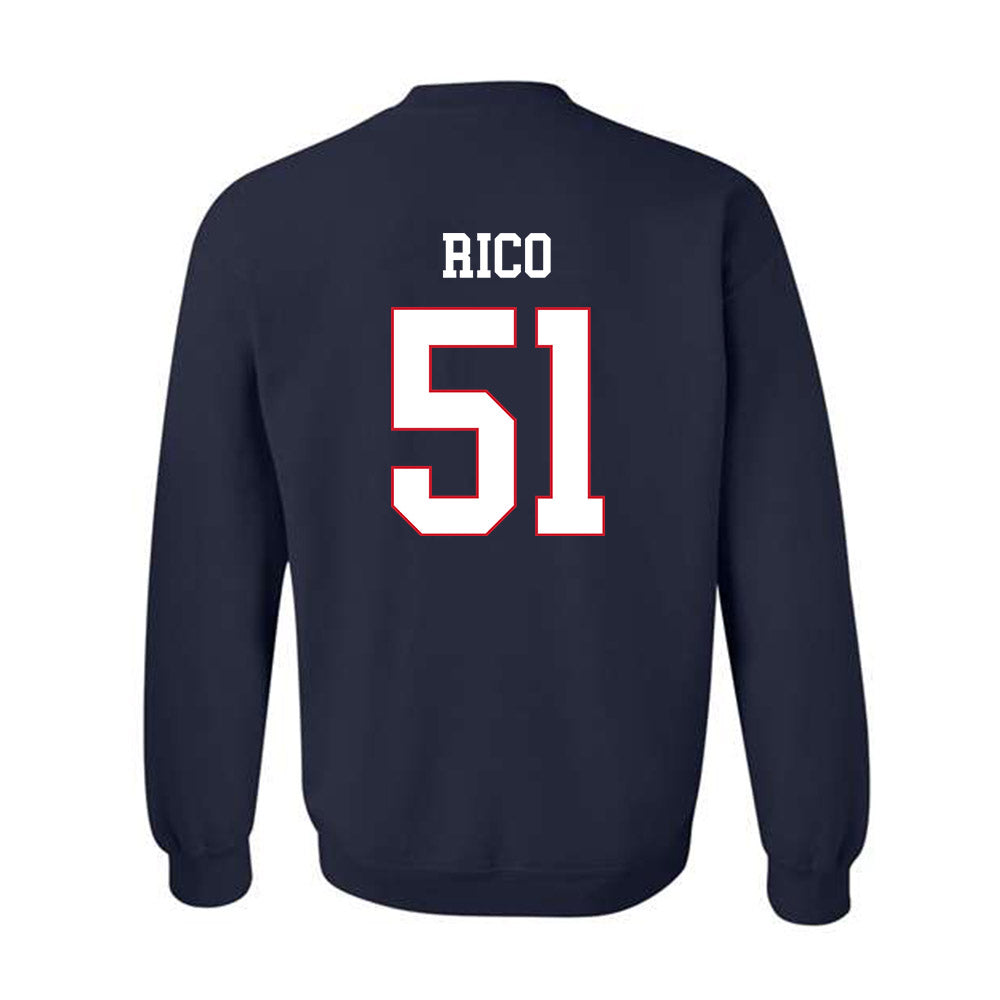 Fresno State - NCAA Baseball : Erik Rico - Generic Shersey Crewneck Sweatshirt-1
