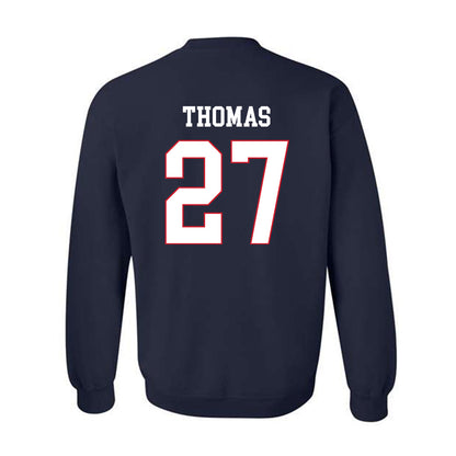 Fresno State - NCAA Football : Tariq Thomas - Generic Shersey Crewneck Sweatshirt-1