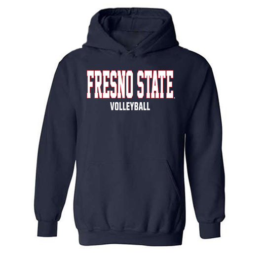 Fresno State - NCAA Women's Volleyball : Peyton Bitter - Generic Shersey Hooded Sweatshirt-0
