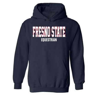Fresno State - NCAA Equestrian : Riley Schmidt - Generic Shersey Hooded Sweatshirt-0