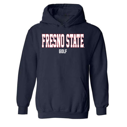 Fresno State - NCAA Men's Golf : Zackary Tarter - Generic Shersey Hooded Sweatshirt-0
