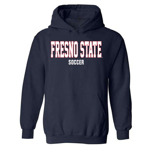 Fresno State - NCAA Women's Soccer : Abigail Herren - Generic Shersey Hooded Sweatshirt-0