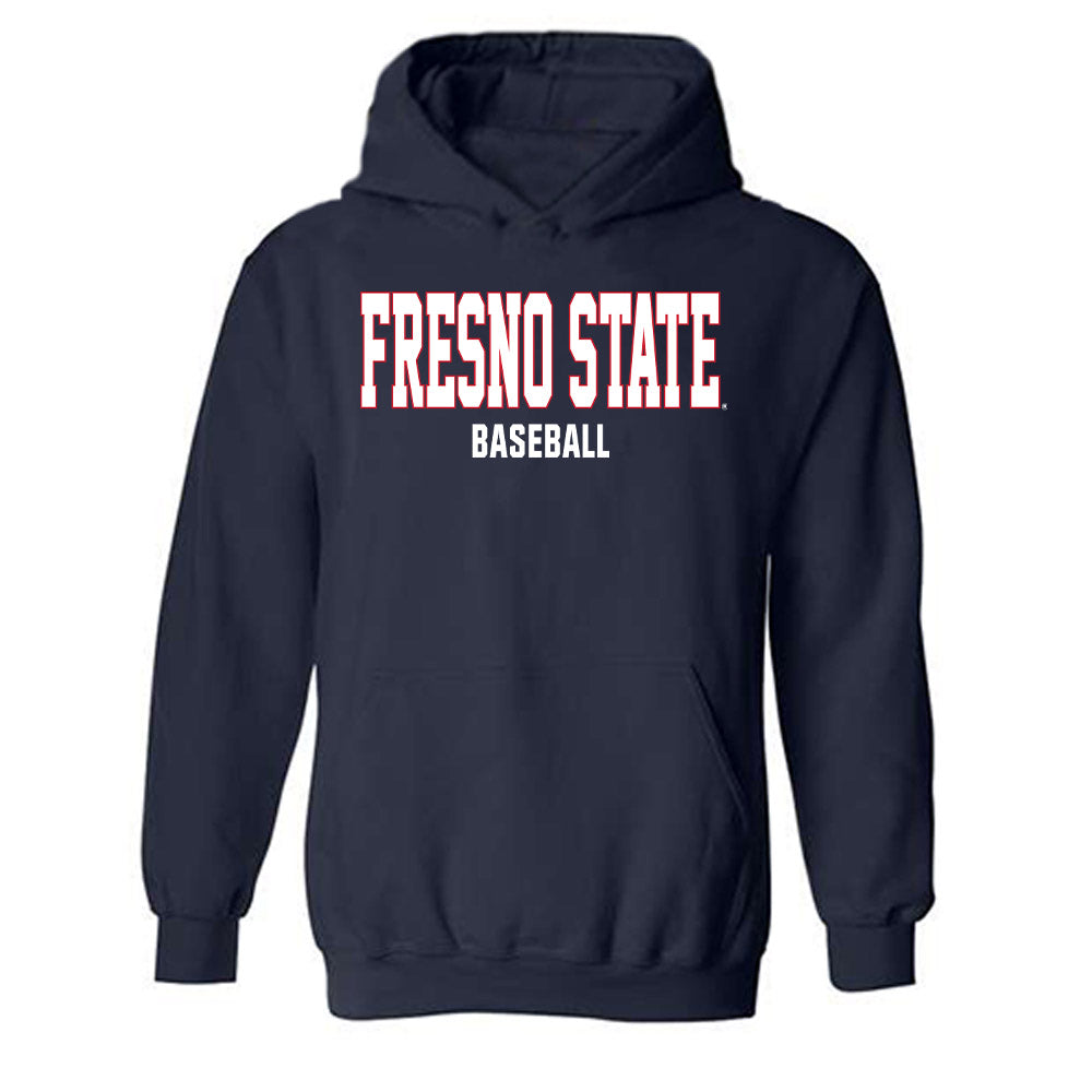 Fresno State - NCAA Baseball : Tyler Patrick - Generic Shersey Hooded Sweatshirt