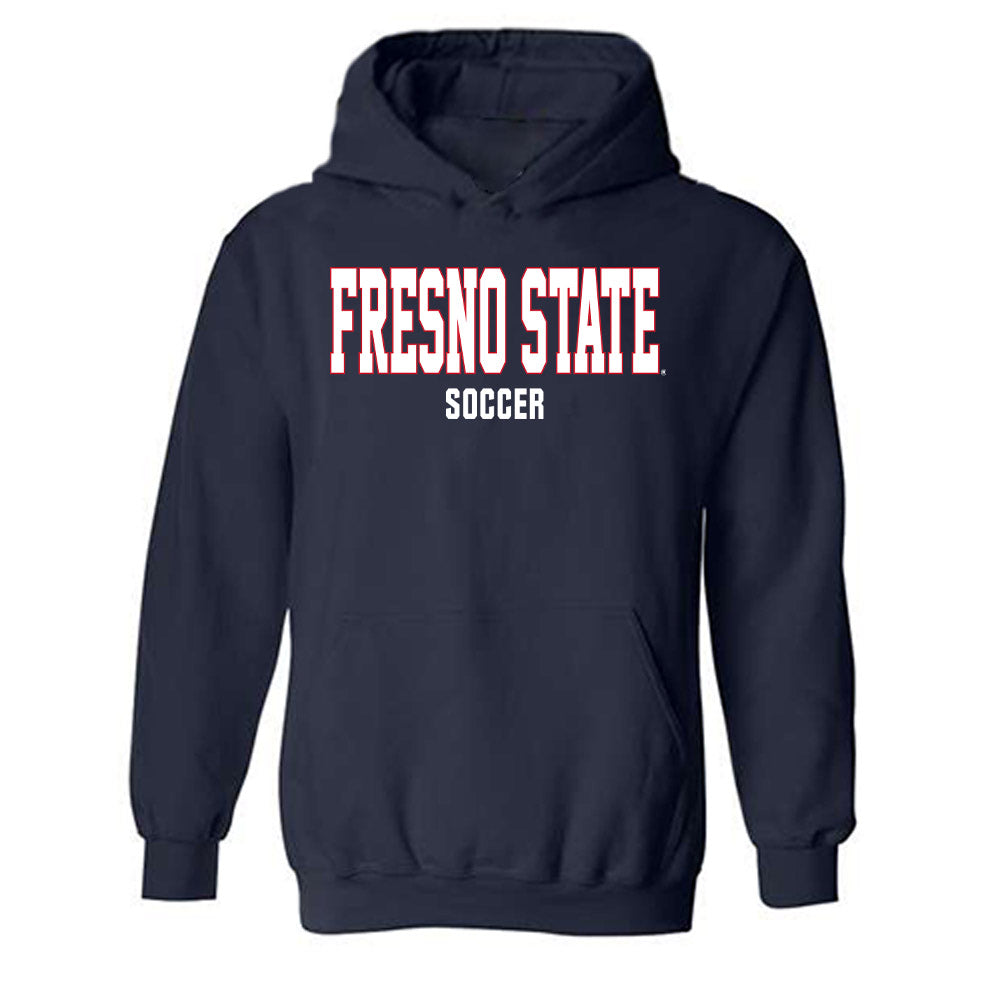 Fresno State - NCAA Women's Soccer : Brooke Bowman - Generic Shersey Hooded Sweatshirt-0