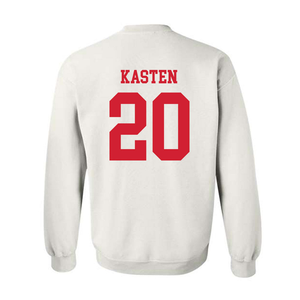 Fresno State - NCAA Baseball : John Kasten - Generic Shersey Crewneck Sweatshirt-1