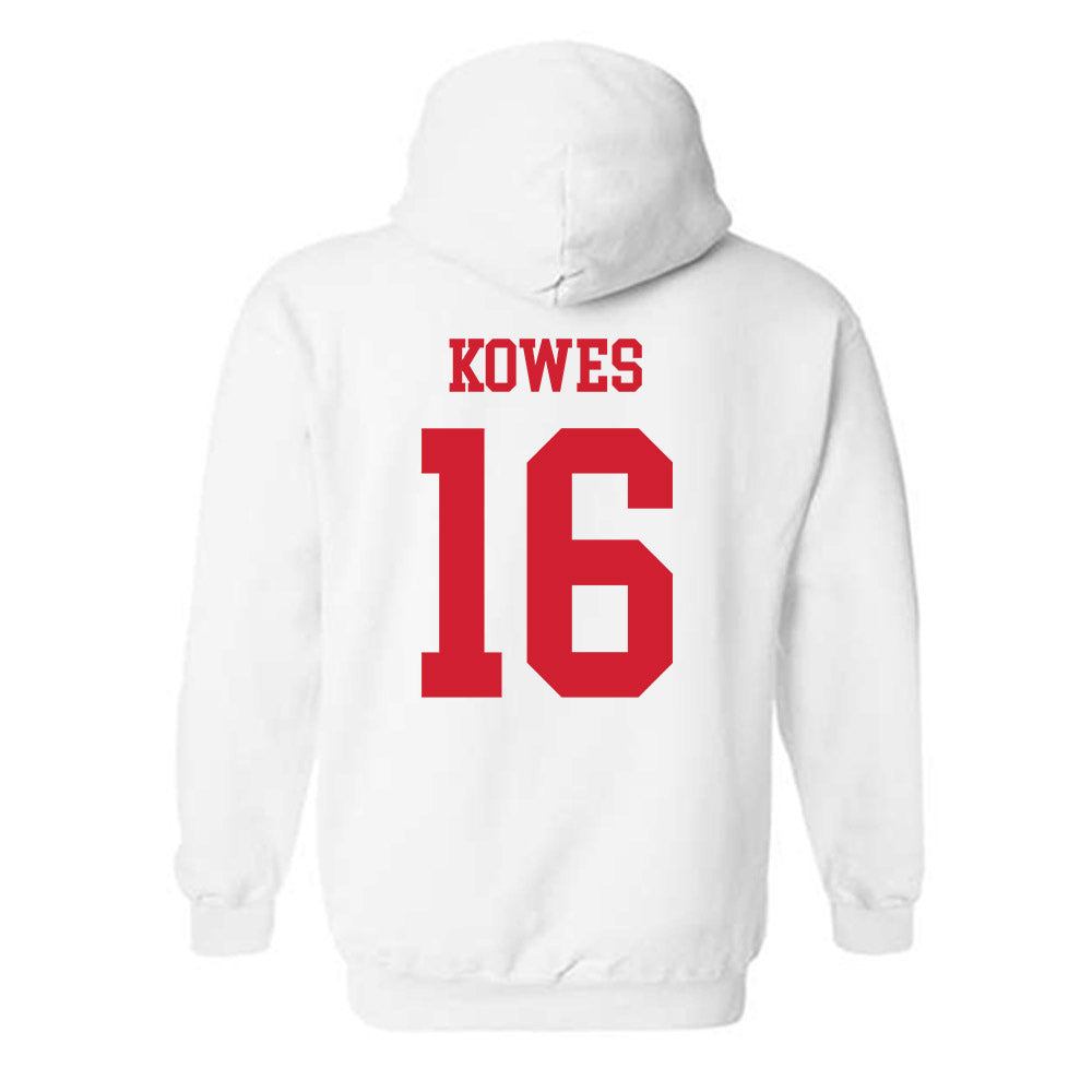 Fresno State - NCAA Baseball : Jacob Kowes - Generic Shersey Hooded Sweatshirt-1