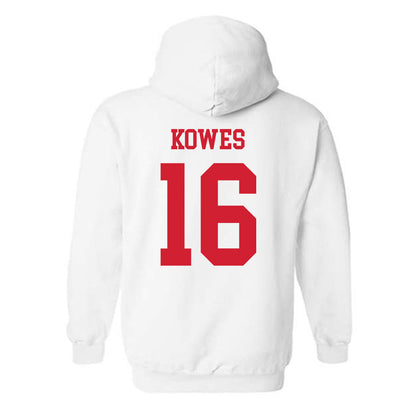 Fresno State - NCAA Baseball : Jacob Kowes - Generic Shersey Hooded Sweatshirt-1