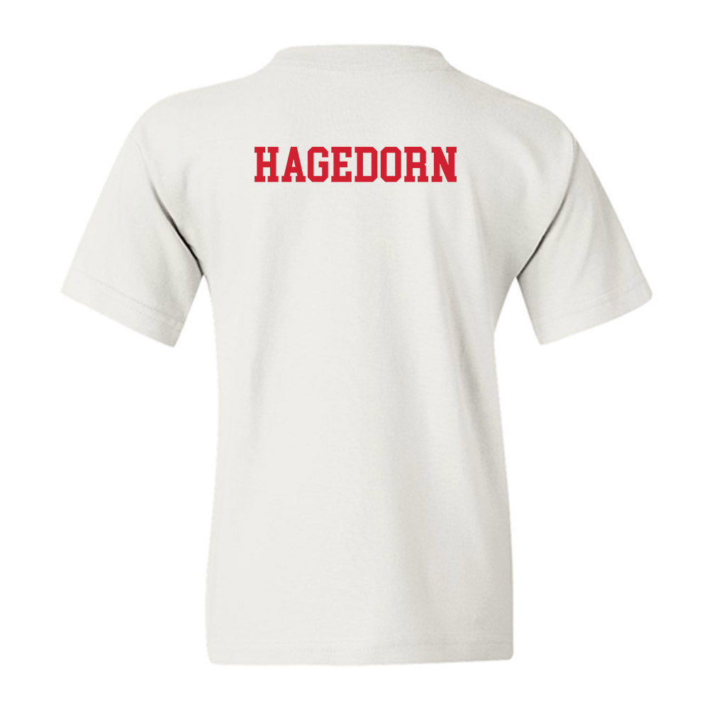 Fresno State - NCAA Men's Track & Field : Joziah Hagedorn - Generic Shersey Youth T-Shirt-1
