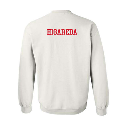 Fresno State - NCAA Men's Track & Field : Julian Higareda - Generic Shersey Crewneck Sweatshirt-1