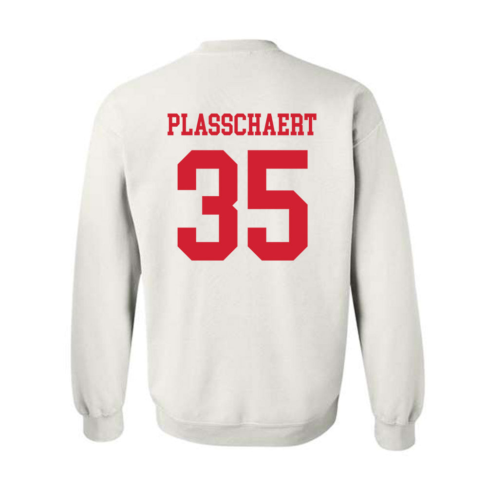 Fresno State - NCAA Baseball : Zach Plasschaert - Generic Shersey Crewneck Sweatshirt-1