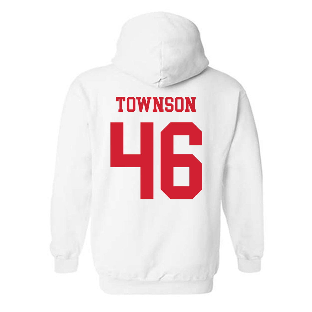 Fresno State - NCAA Baseball : Drew Townson - Generic Shersey Hooded Sweatshirt-1