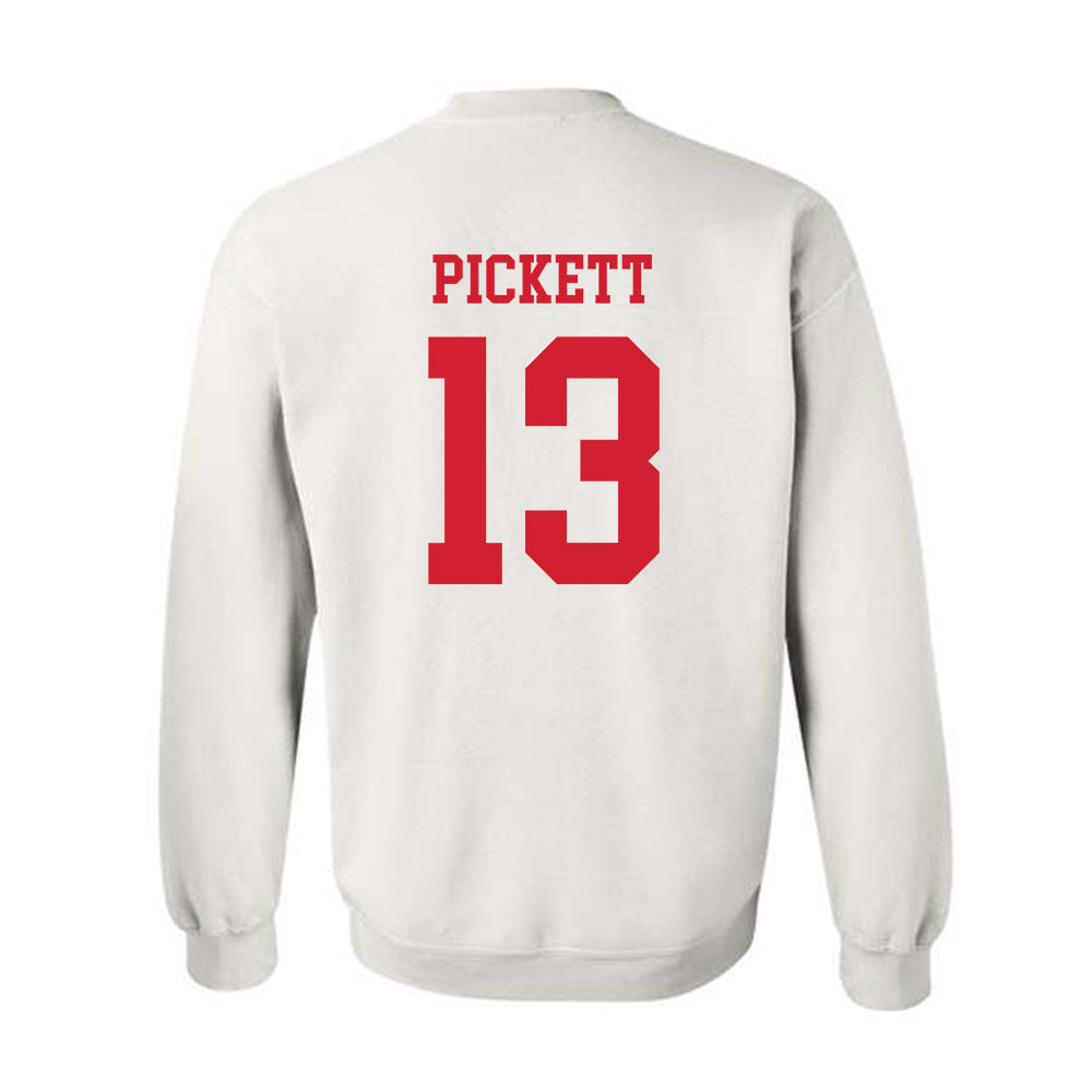 Fresno State - NCAA Baseball : Mikey Pickett - Generic Shersey Crewneck Sweatshirt-1