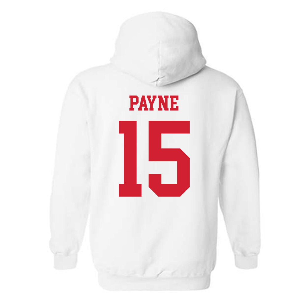 Fresno State - NCAA Baseball : Ethan Payne - Generic Shersey Hooded Sweatshirt-1