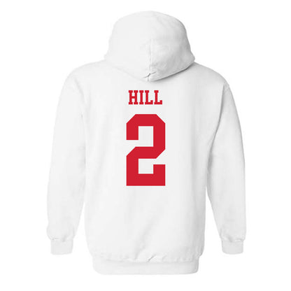 Fresno State - NCAA Softball : Olivia Hill - Generic Shersey Hooded Sweatshirt-1