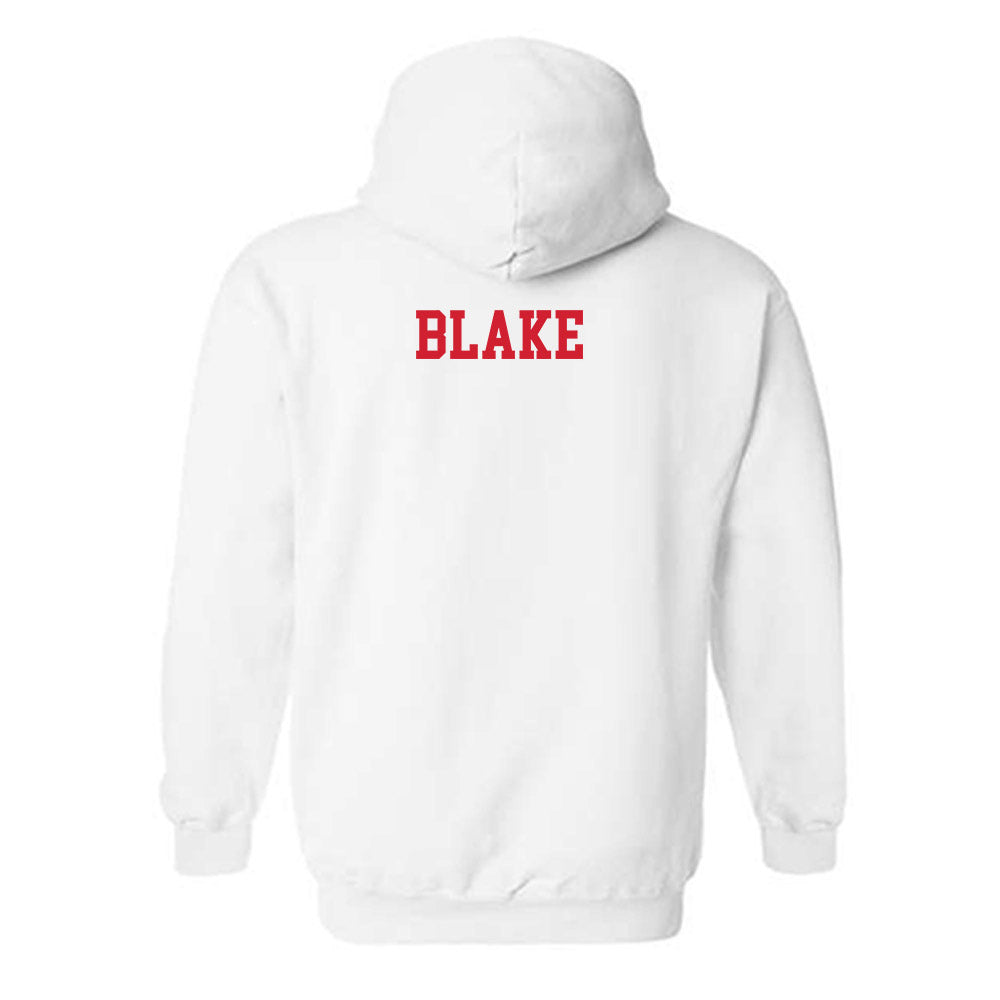 Fresno State - NCAA Women's Track & Field : Samarra Blake - Generic Shersey Hooded Sweatshirt-1