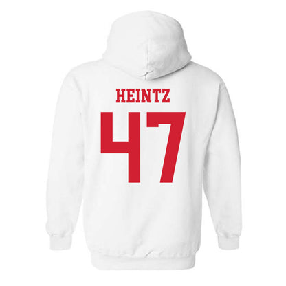 Fresno State - NCAA Baseball : Parker Heintz - Generic Shersey Hooded Sweatshirt-1