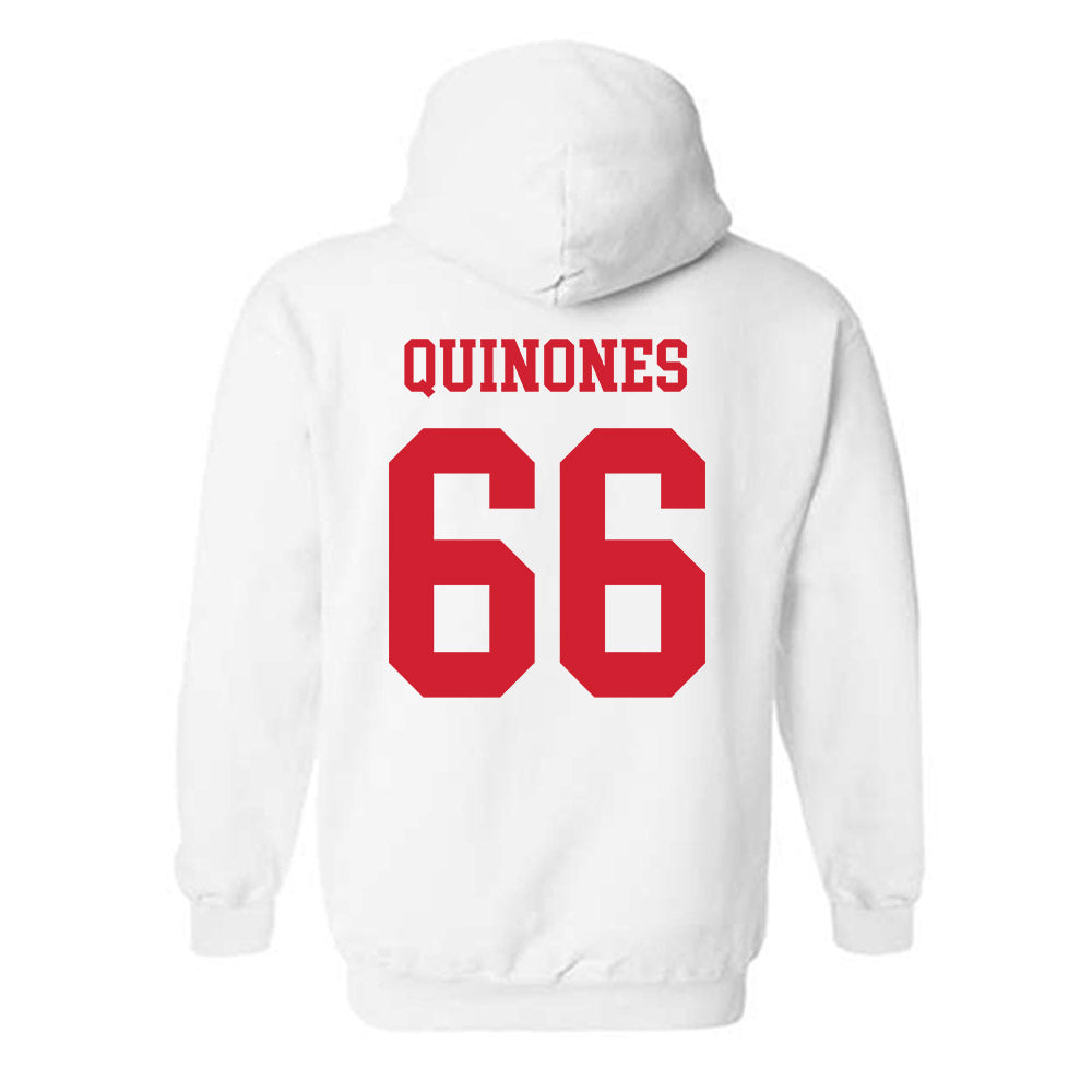 Fresno State - NCAA Football : Gino Quinones - Generic Shersey Hooded Sweatshirt-1