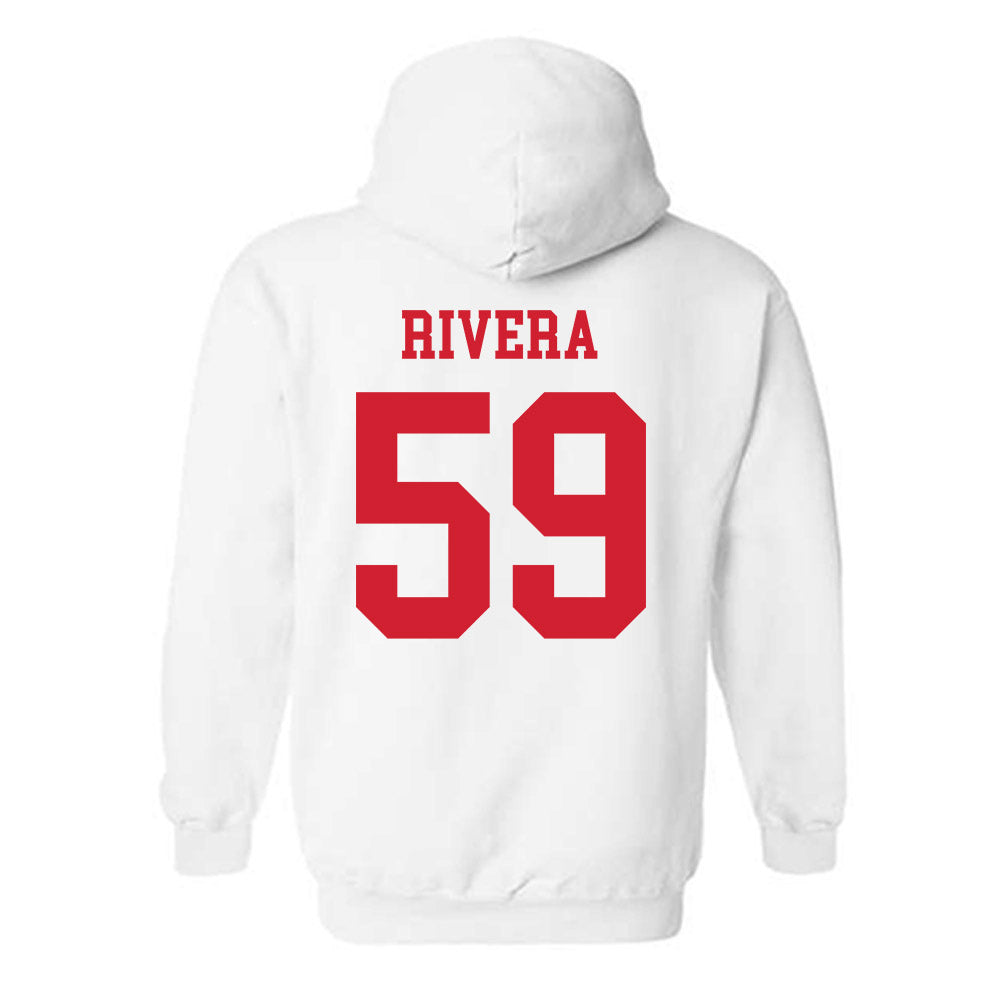 Fresno State - NCAA Football : Alex Rivera - Generic Shersey Hooded Sweatshirt-1