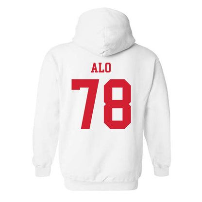 Fresno State - NCAA Softball : Lorraine Alo - Generic Shersey Hooded Sweatshirt-1