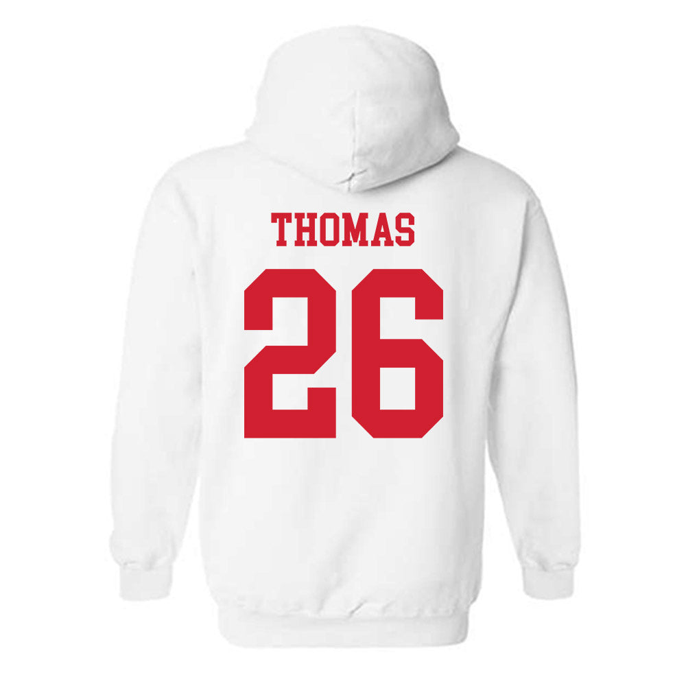 Fresno State - NCAA Football : Tim Thomas - Generic Shersey Hooded Sweatshirt-1