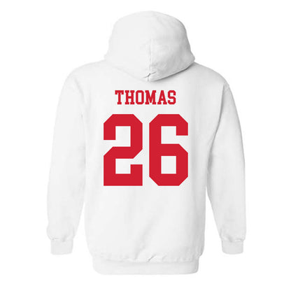 Fresno State - NCAA Football : Tim Thomas - Generic Shersey Hooded Sweatshirt-1