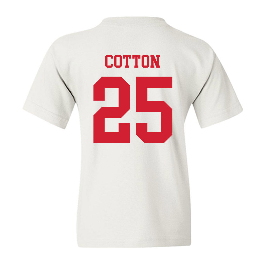 Fresno State - NCAA Football : Keynan Cotton - Generic Shersey Youth T-Shirt-1