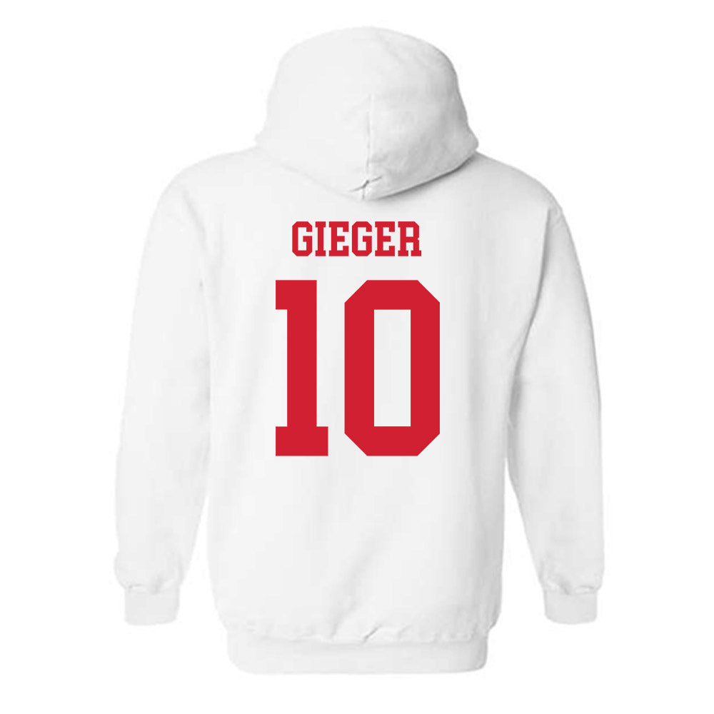 Fresno State - NCAA Softball : McKenna Gieger - Generic Shersey Hooded Sweatshirt-1