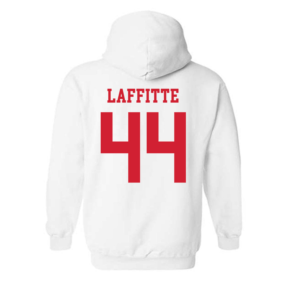Fresno State - NCAA Football : Deijon Laffitte - Generic Shersey Hooded Sweatshirt-1