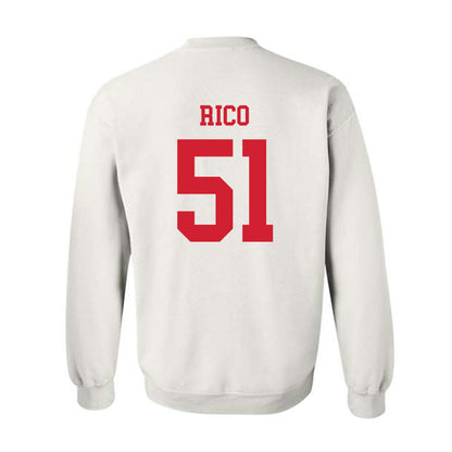 Fresno State - NCAA Baseball : Erik Rico - Generic Shersey Crewneck Sweatshirt-1