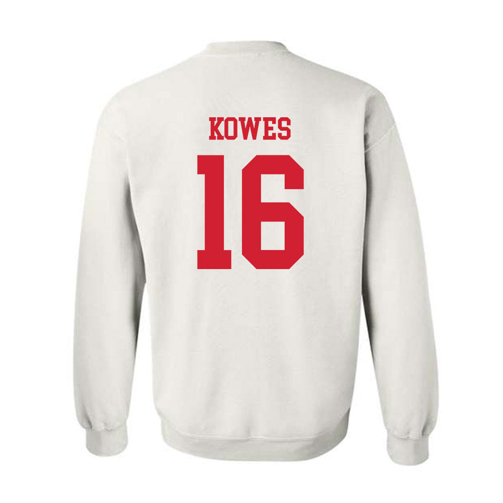 Fresno State - NCAA Baseball : Jacob Kowes - Generic Shersey Crewneck Sweatshirt-1