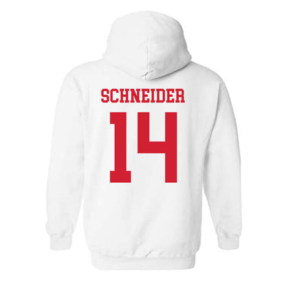 Fresno State - NCAA Baseball : Cam Schneider - Generic Shersey Hooded Sweatshirt