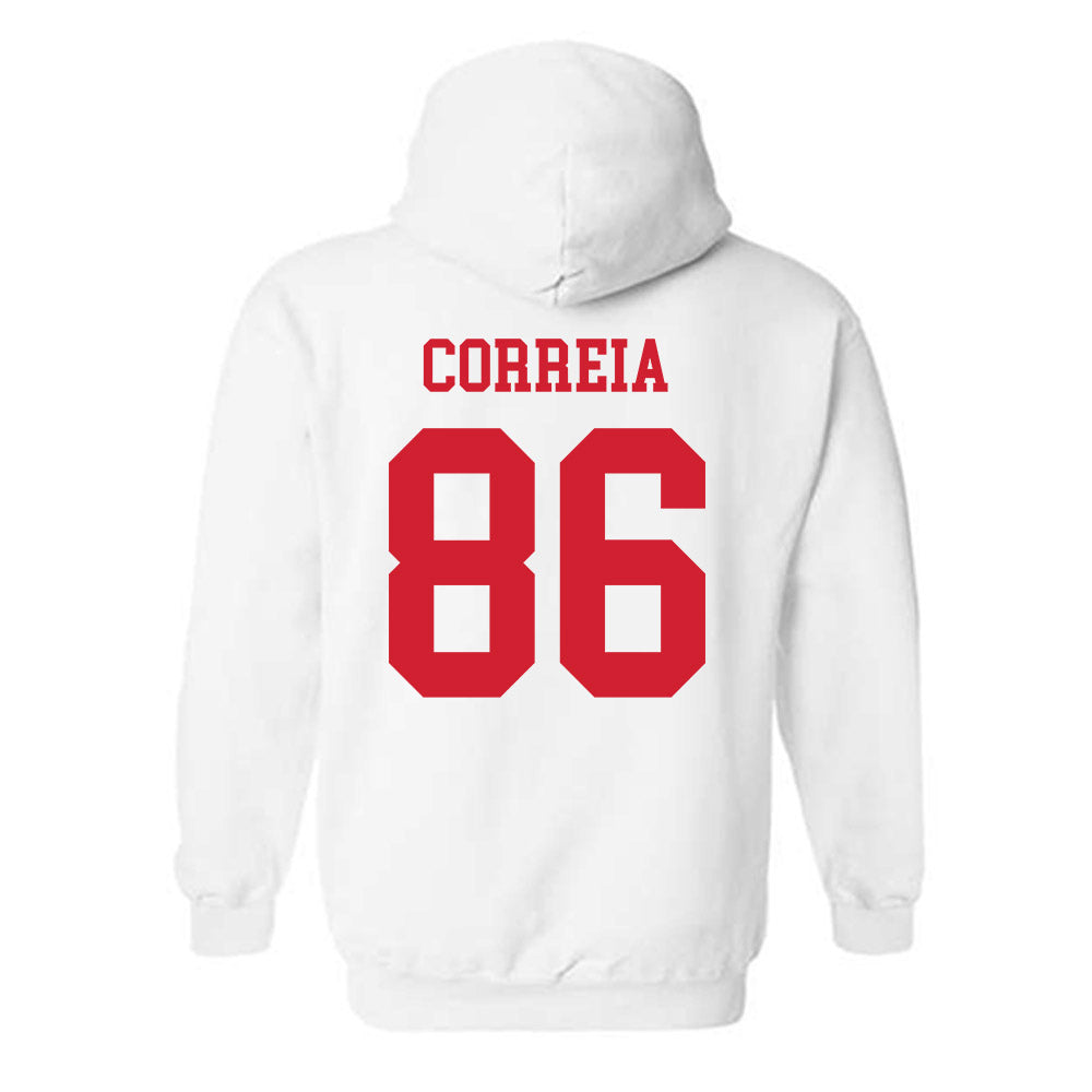Fresno State - NCAA Football : Gavin Correia - Generic Shersey Hooded Sweatshirt-1