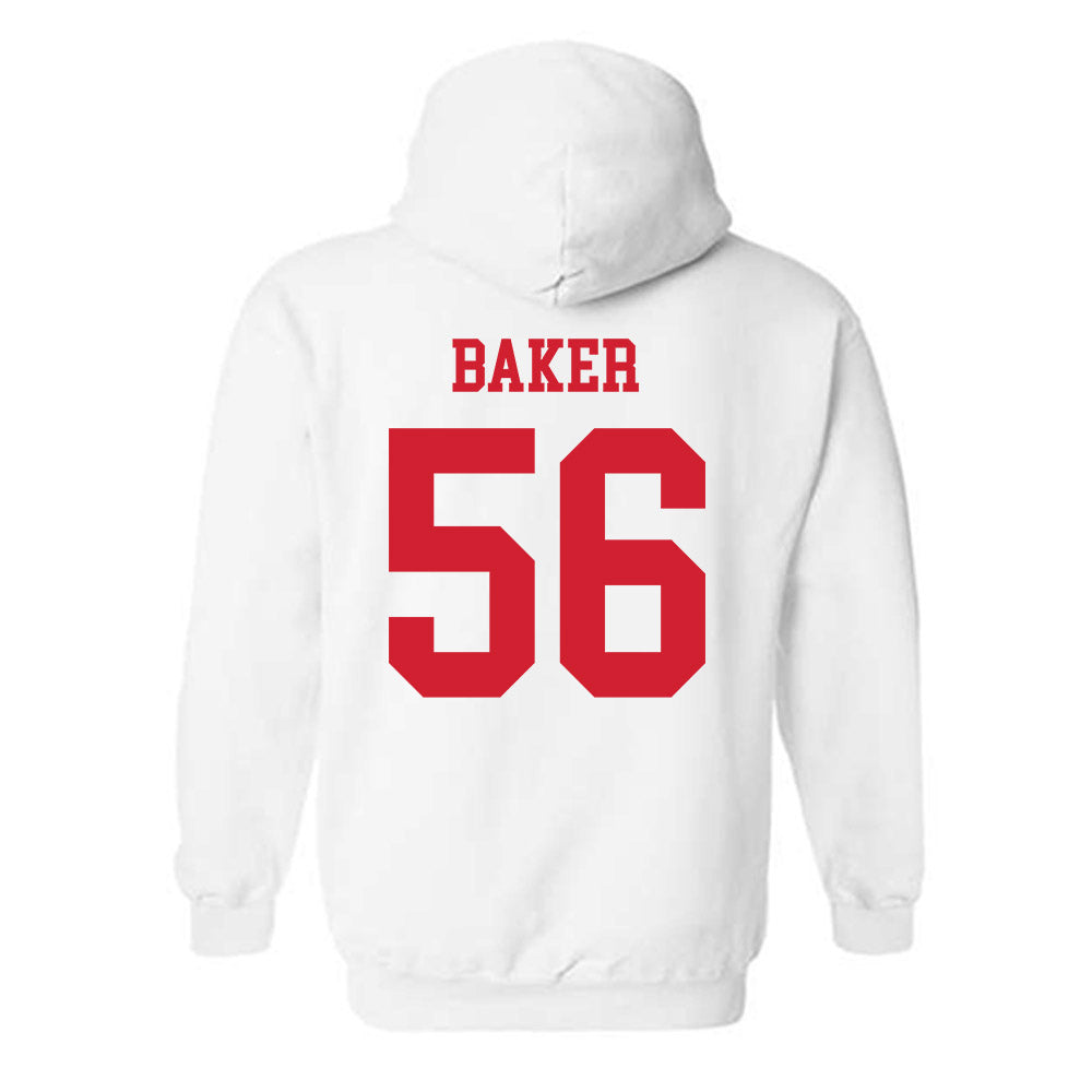Fresno State - NCAA Football : Ben Baker - Generic Shersey Hooded Sweatshirt-1