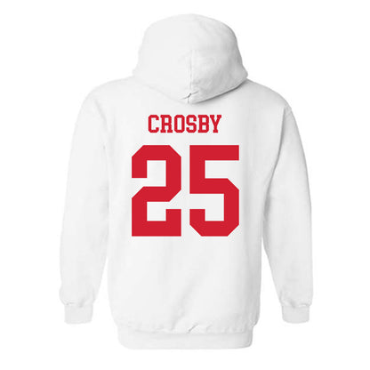 Fresno State - NCAA Softball : Jayda Crosby - Generic Shersey Hooded Sweatshirt-1
