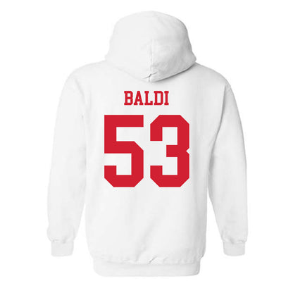 Fresno State - NCAA Football : Jack Baldi - Generic Shersey Hooded Sweatshirt-1