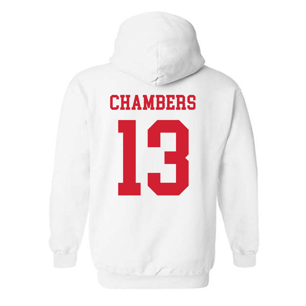 Fresno State - NCAA Football : Jacob Chambers - Generic Shersey Hooded Sweatshirt-1