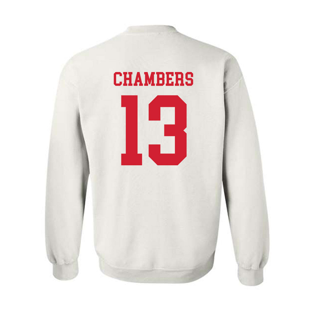 Fresno State - NCAA Football : Jacob Chambers - Generic Shersey Crewneck Sweatshirt-1