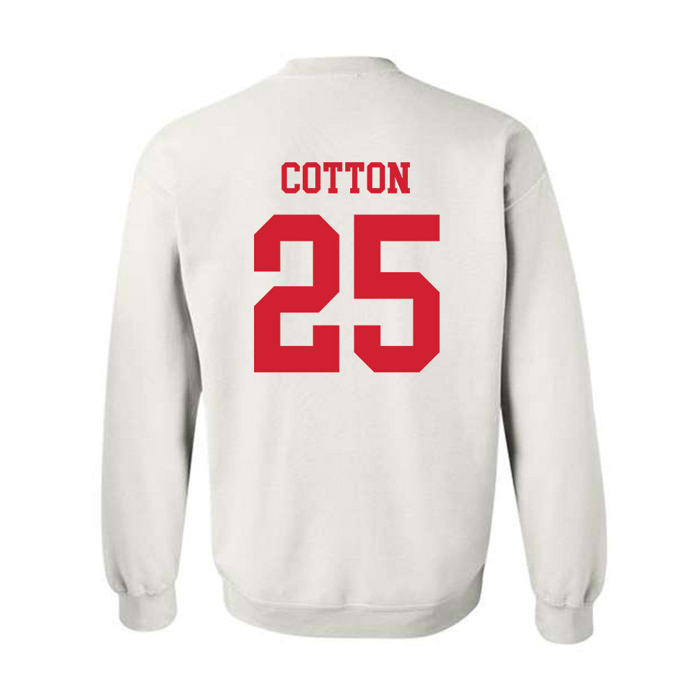 Fresno State - NCAA Football : Keynan Cotton - Generic Shersey Crewneck Sweatshirt-1