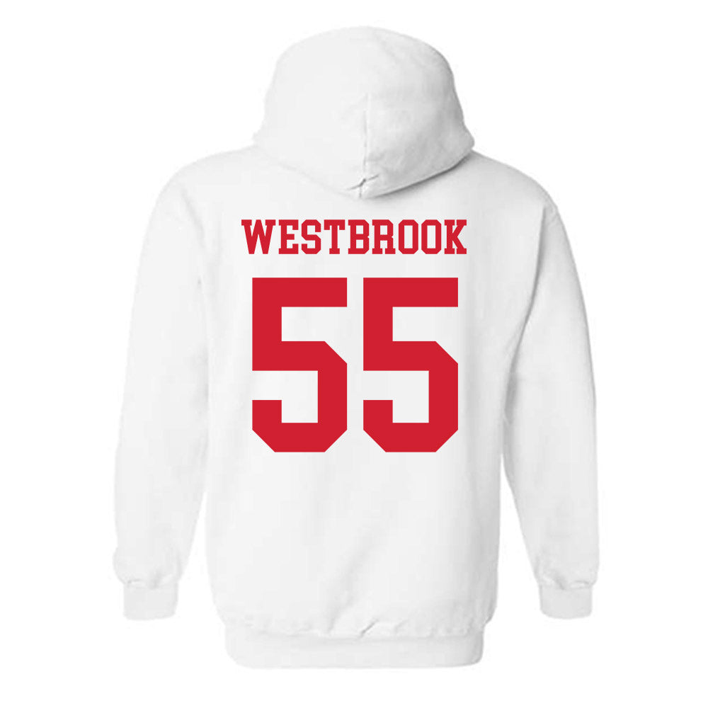 Fresno State - NCAA Softball : Tiara Westbrook - Generic Shersey Hooded Sweatshirt-1