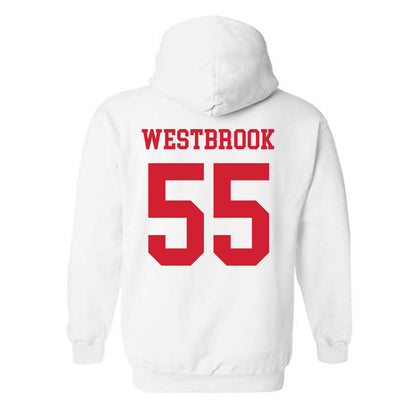 Fresno State - NCAA Softball : Tiara Westbrook - Generic Shersey Hooded Sweatshirt-1